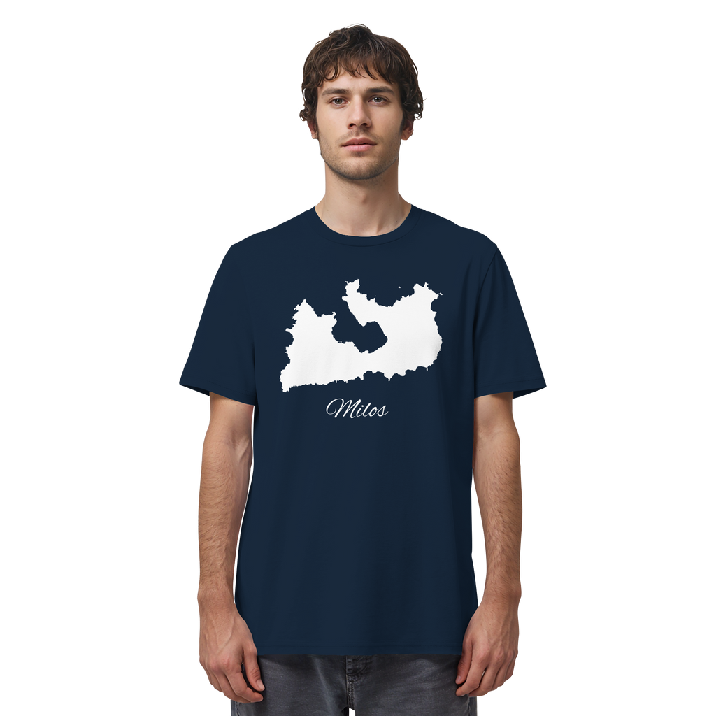 Milos Silhouette Griechenland - Organic Shirt