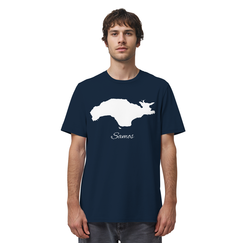 Samos Silhouette Griechenland - Organic Shirt