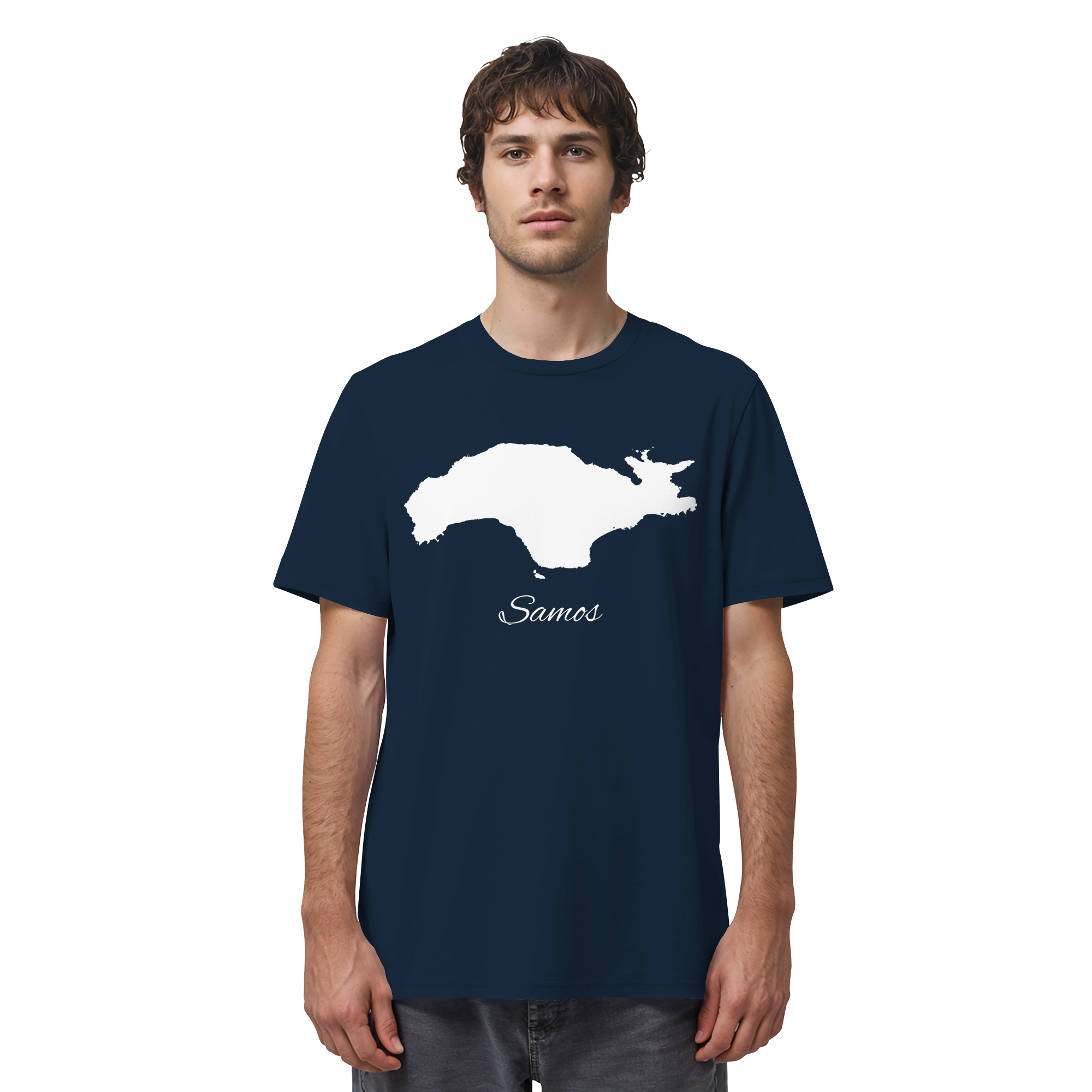Samos Silhouette Griechenland - Organic Shirt