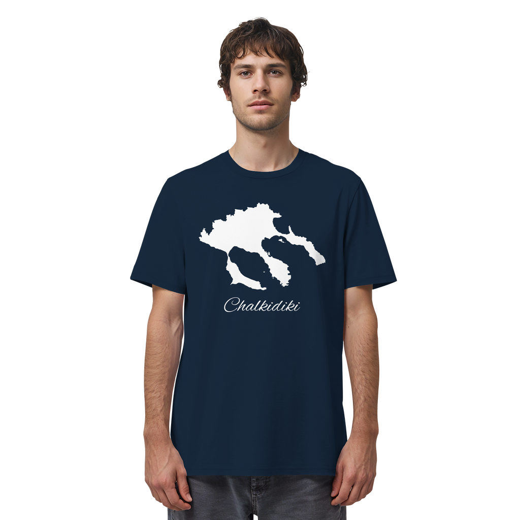 Chalkidiki Silhouette Griechenland - Organic Shirt