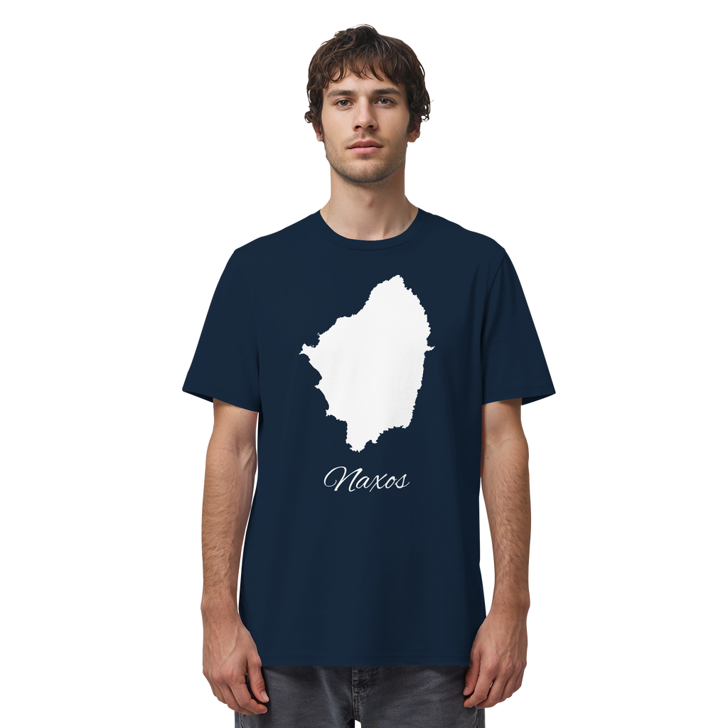 Naxos Silhouette Griechenland - Organic Shirt