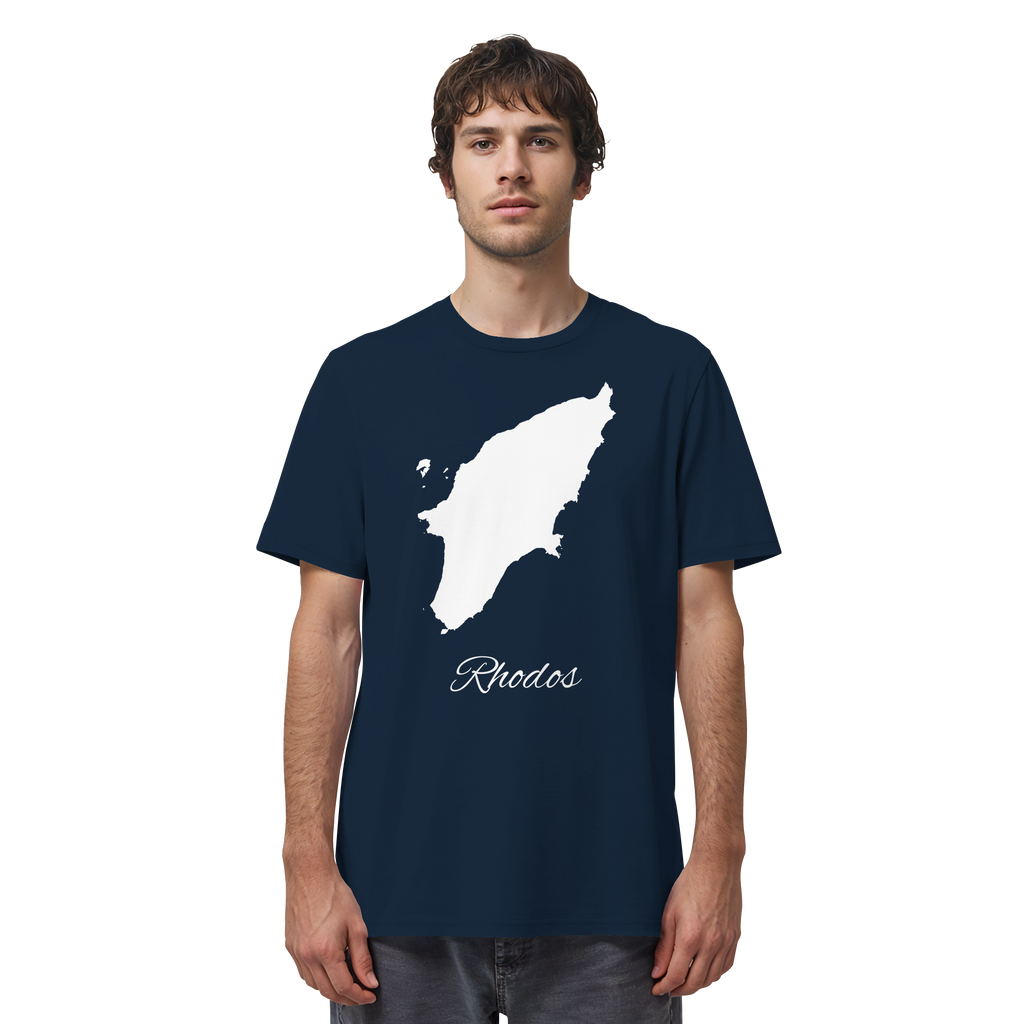 Rhodos Silhouette Griechenland - Organic Shirt
