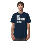 LIVE. SANTORINI. REPEAT. - Organic Shirt