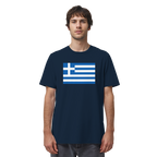Griechenland Flagge - Organic Shirt