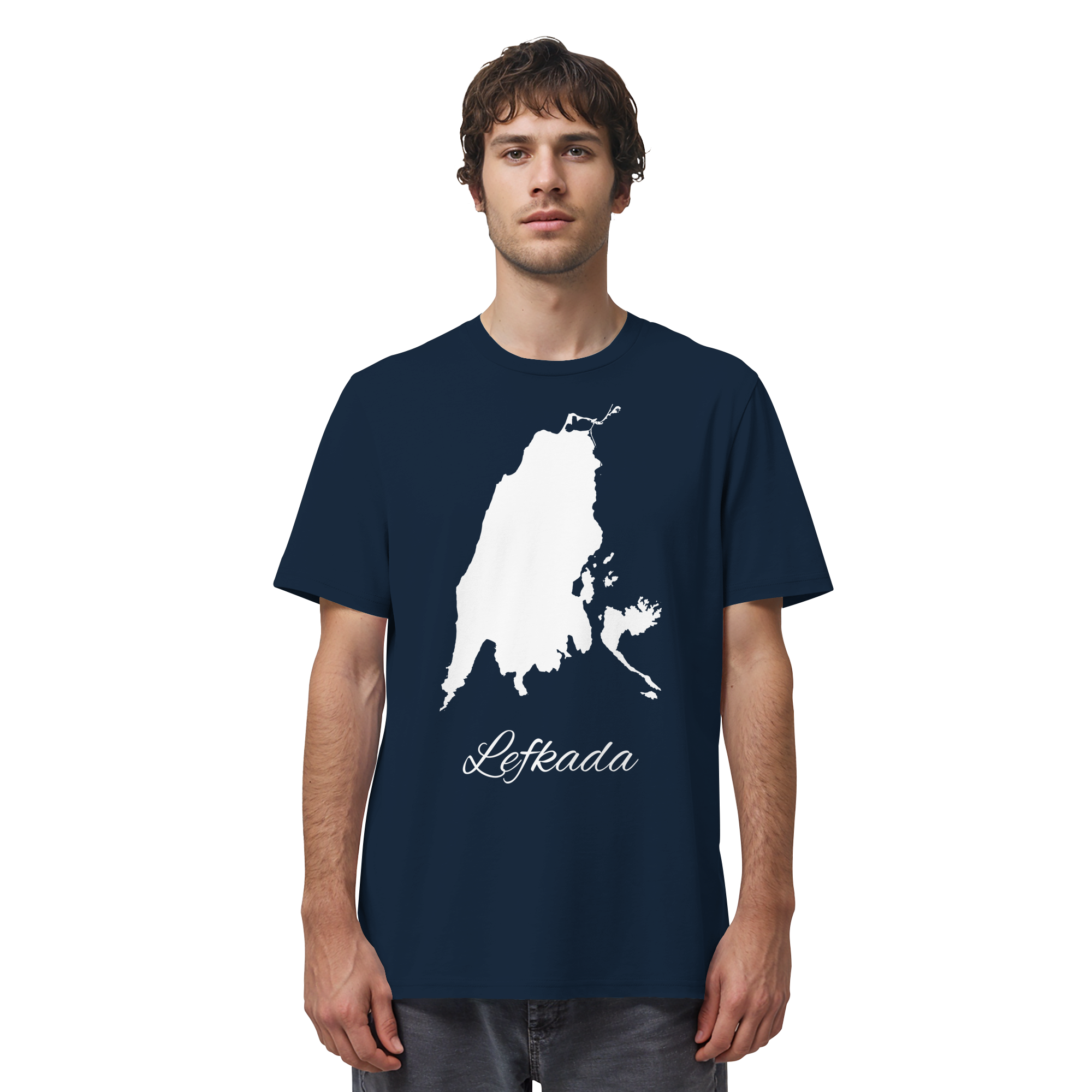 Lefkada Silhouette Griechenland - Organic Shirt