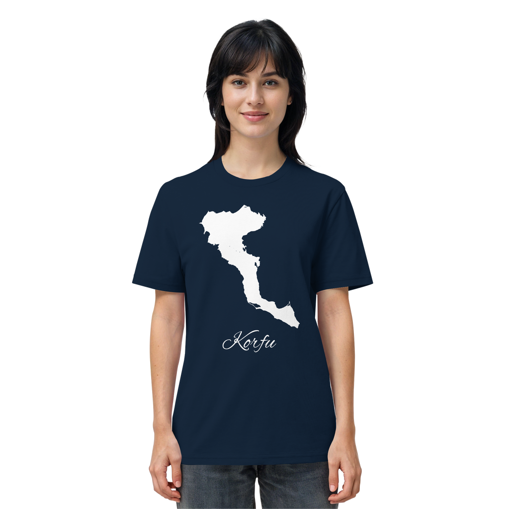 Korfu Silhouette Griechenland - Organic Shirt