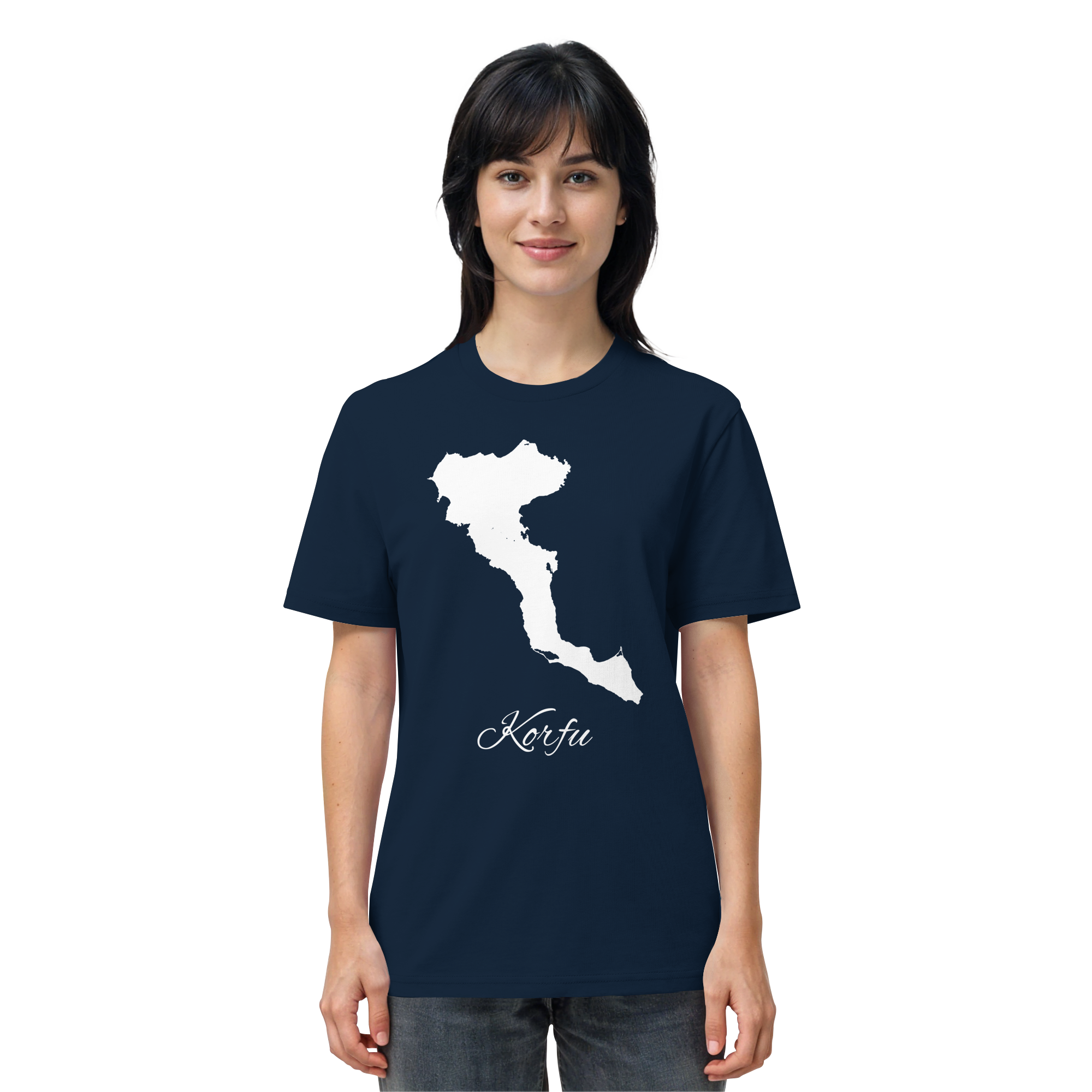 Korfu Silhouette Griechenland - Organic Shirt