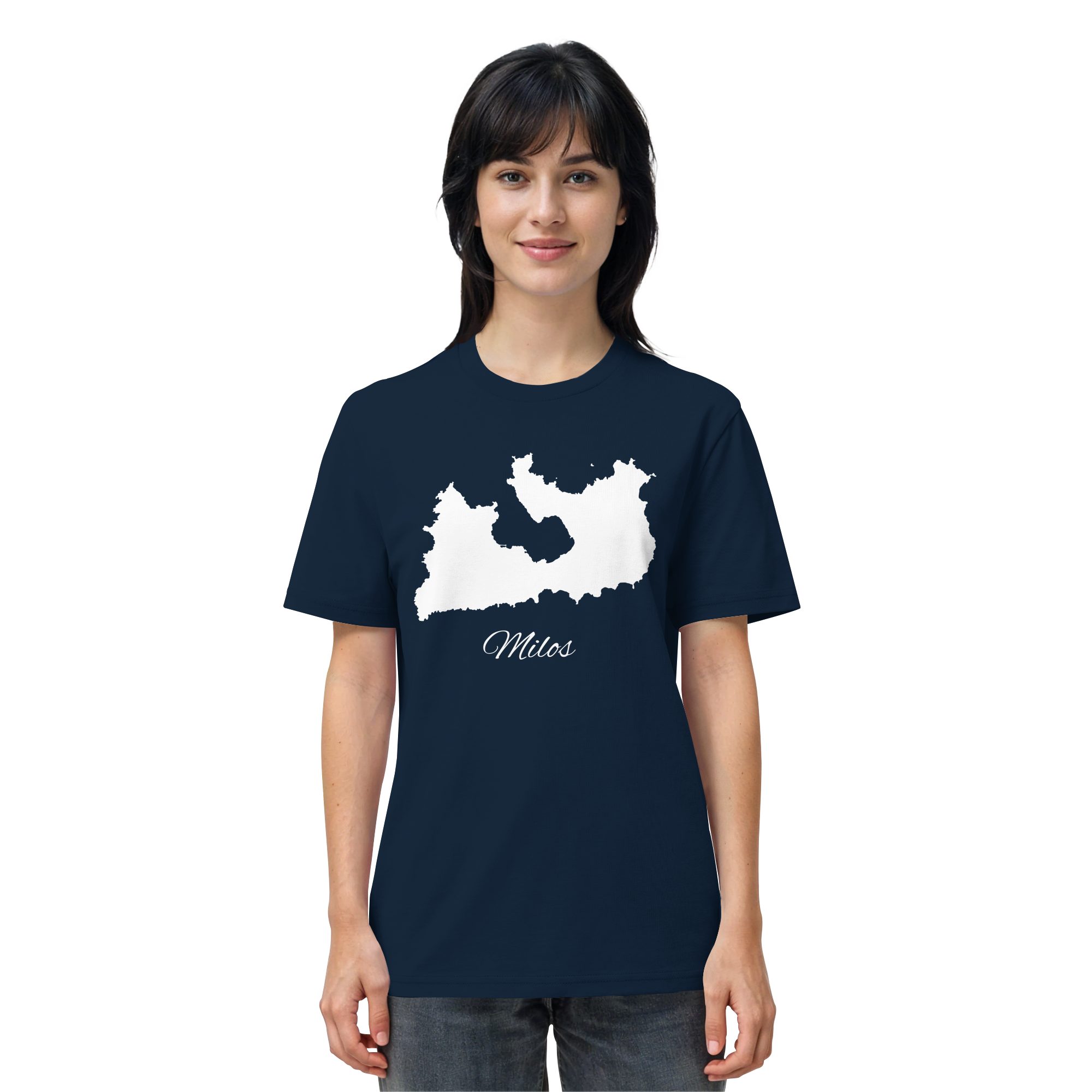 Milos Silhouette Griechenland - Organic Shirt