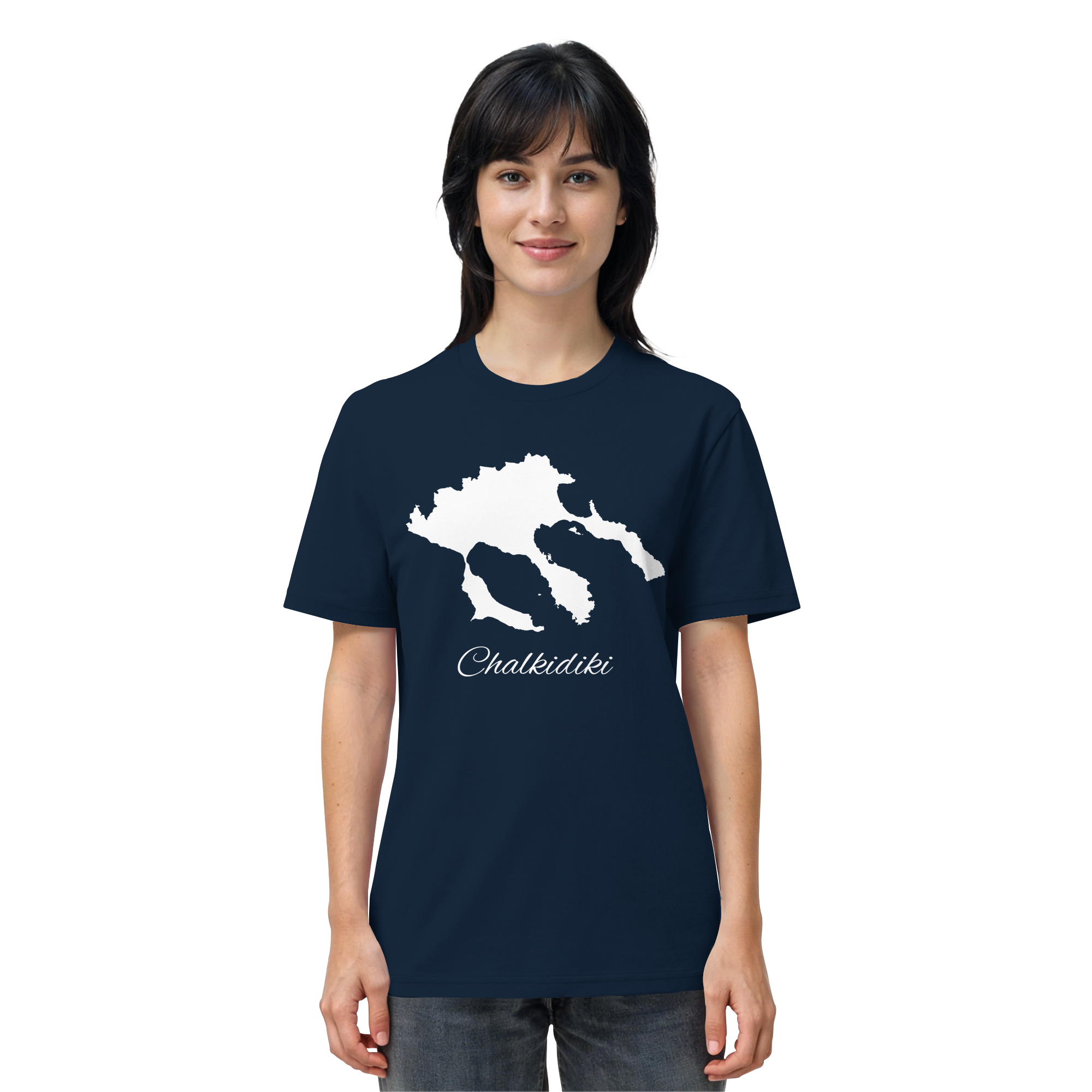 Chalkidiki Silhouette Griechenland - Organic Shirt