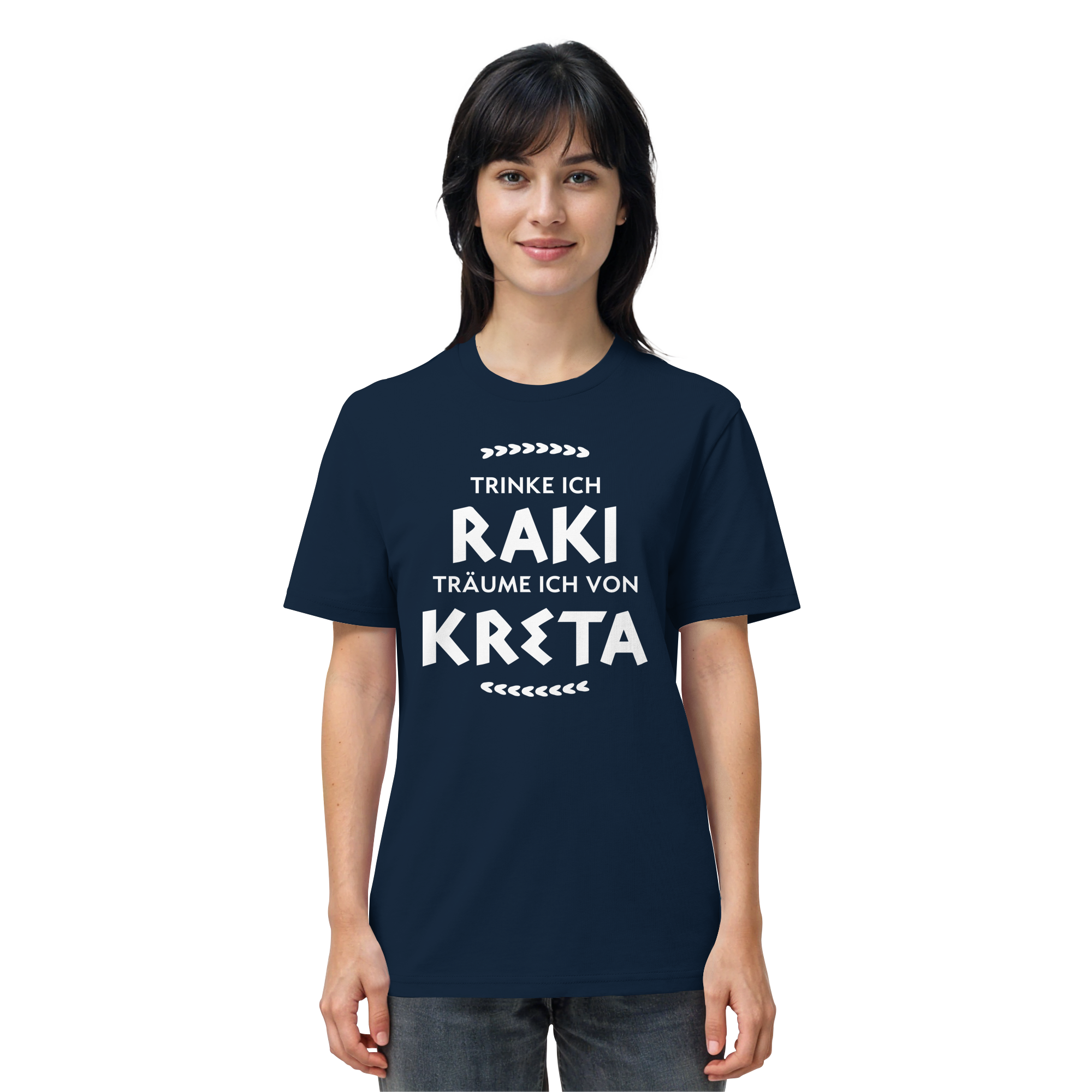 Trinke ich Raki träume ich von Kreta - Organic Shirt
