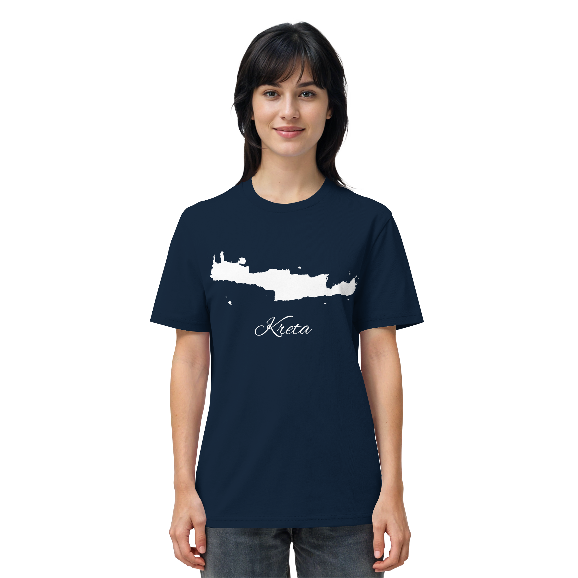 Kreta Silhouette Griechenland - Organic Shirt