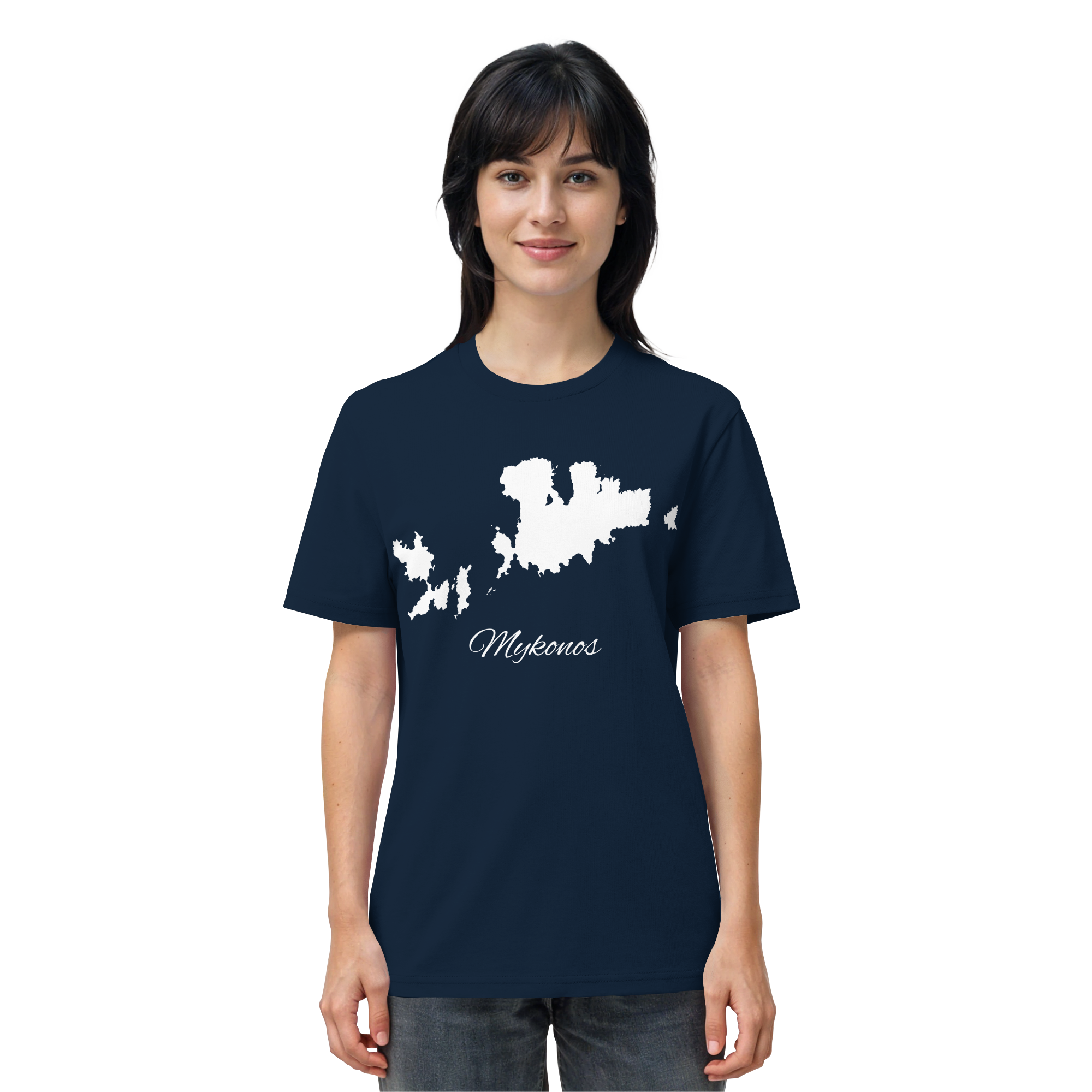 Mykonos Silhouette Griechenland - Organic Shirt