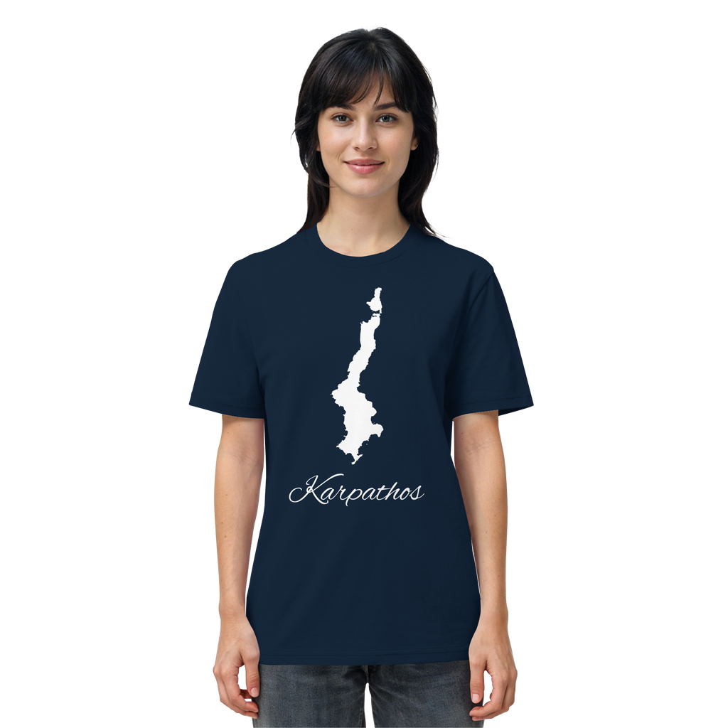 Karpathos Silhouette Griechenland - Organic Shirt