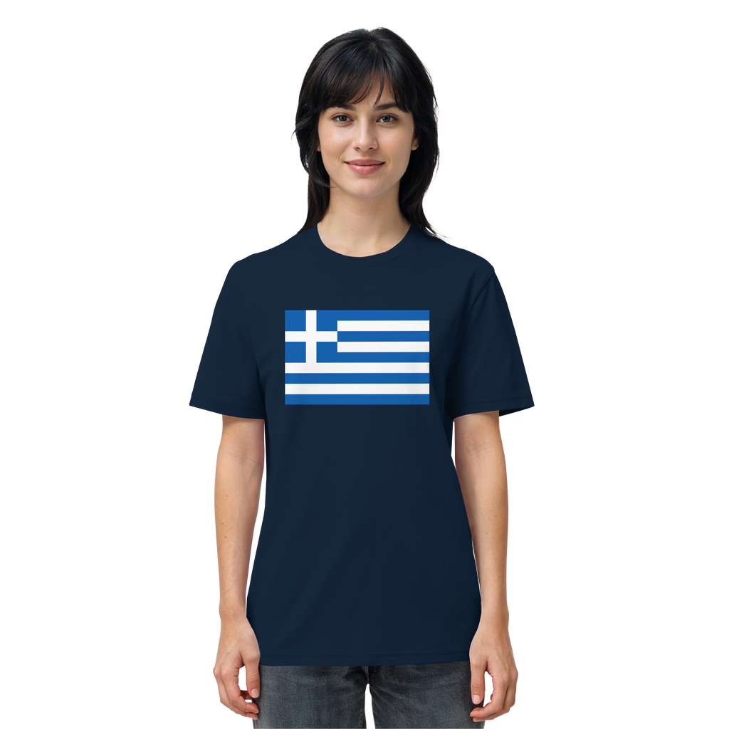 Griechenland Flagge - Organic Shirt