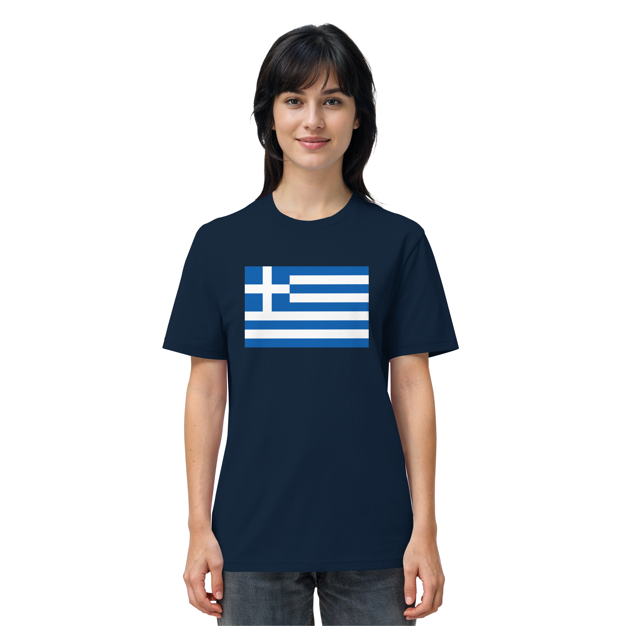 Griechenland Flagge - Organic Shirt