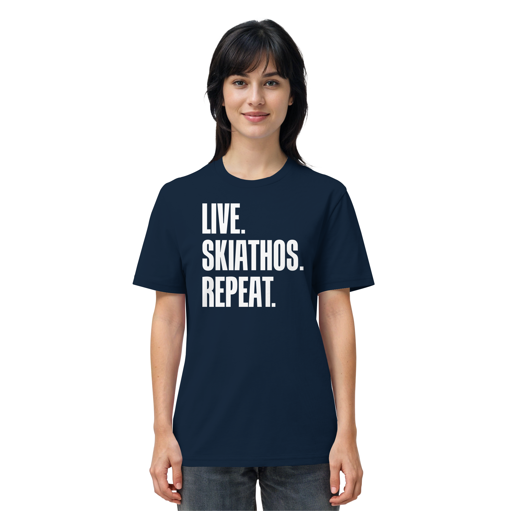 LIVE. SKIATHOS. REPEAT. - Organic Shirt