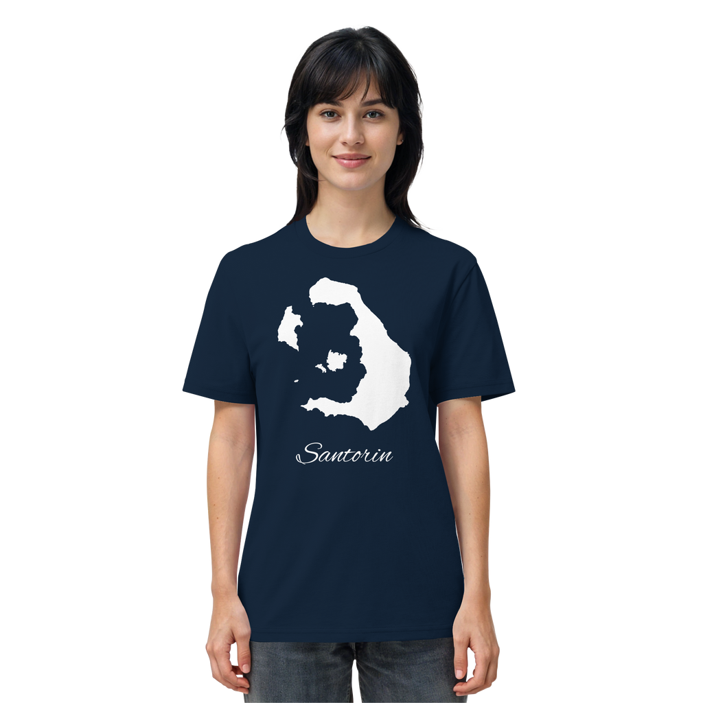 Santorin Silhouette Griechenland - Organic Shirt