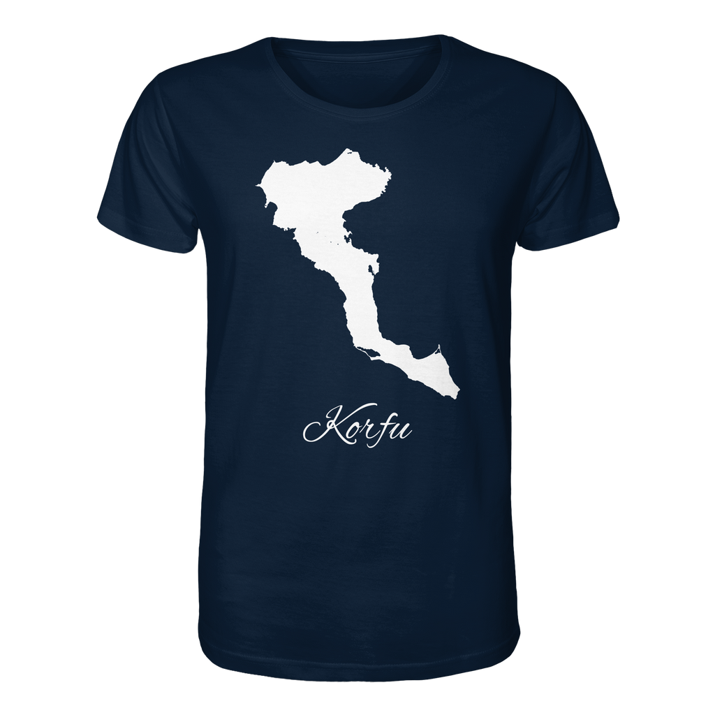 Korfu Silhouette Griechenland - Organic Shirt