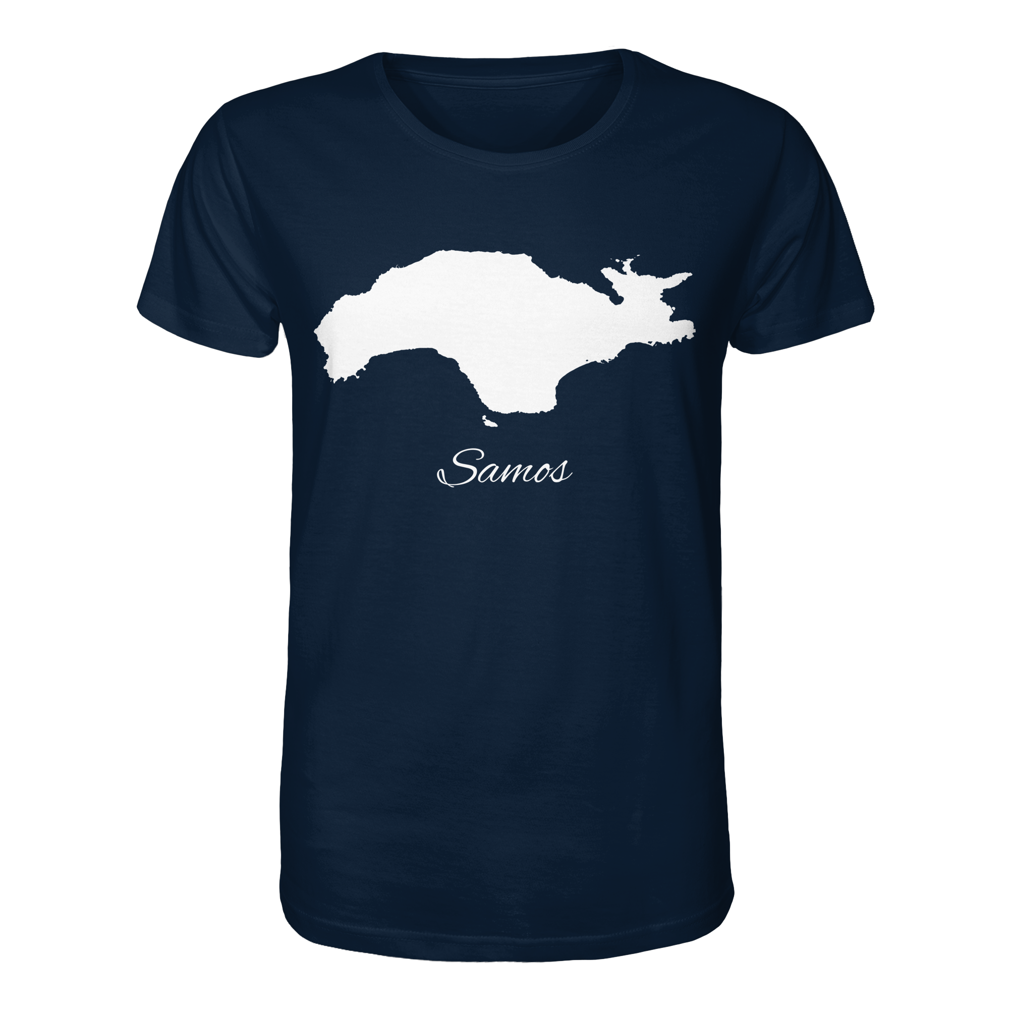 Samos Silhouette Griechenland - Organic Shirt