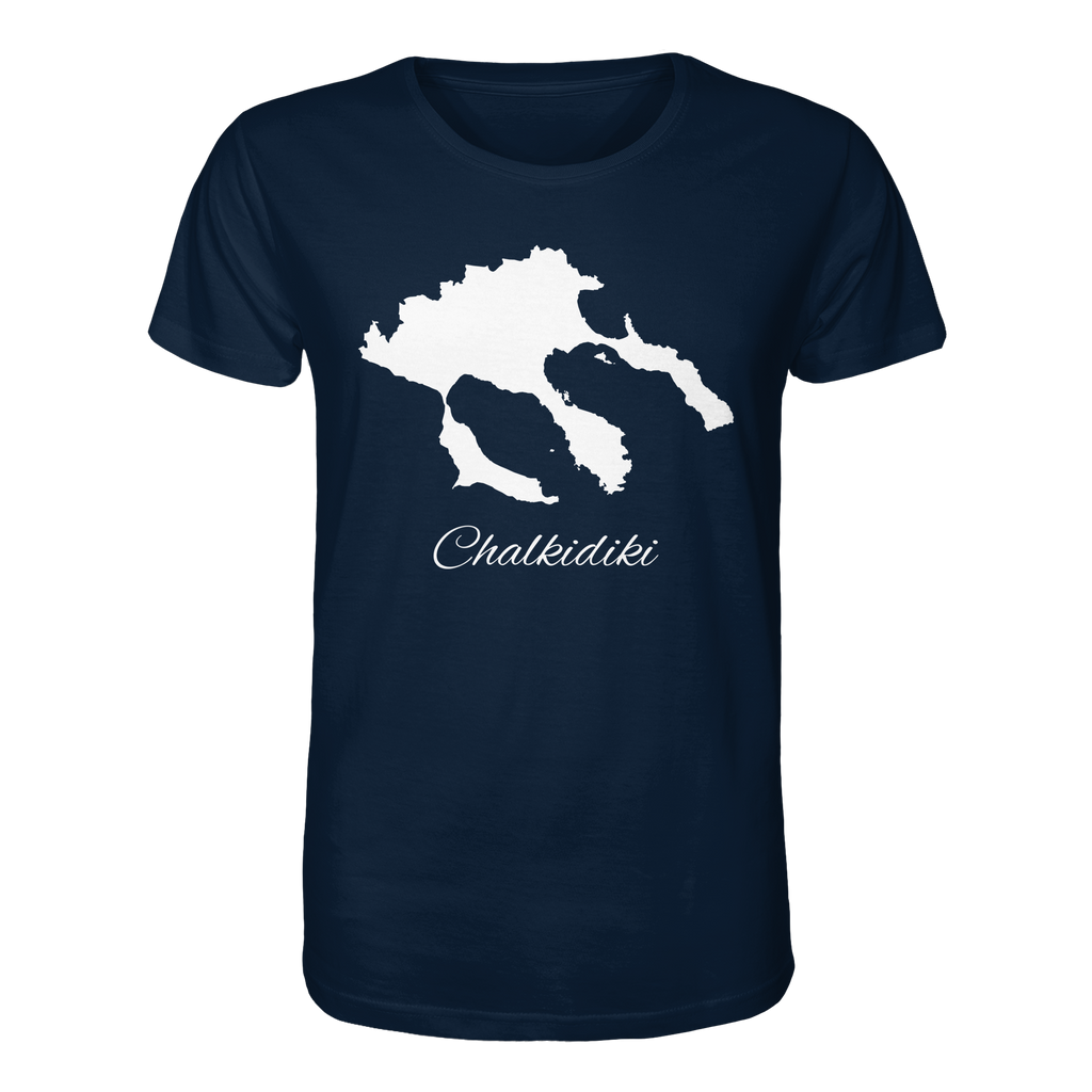 Chalkidiki Silhouette Griechenland - Organic Shirt