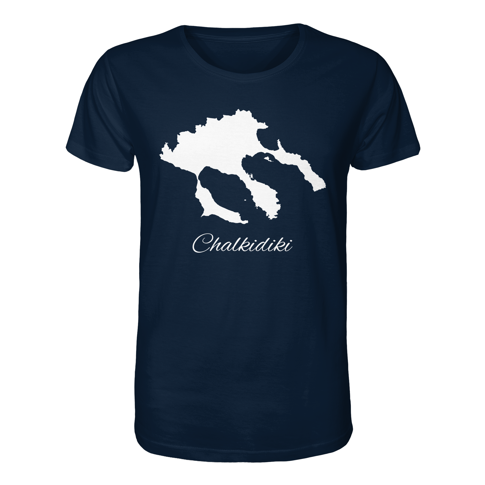 Chalkidiki Silhouette Griechenland - Organic Shirt