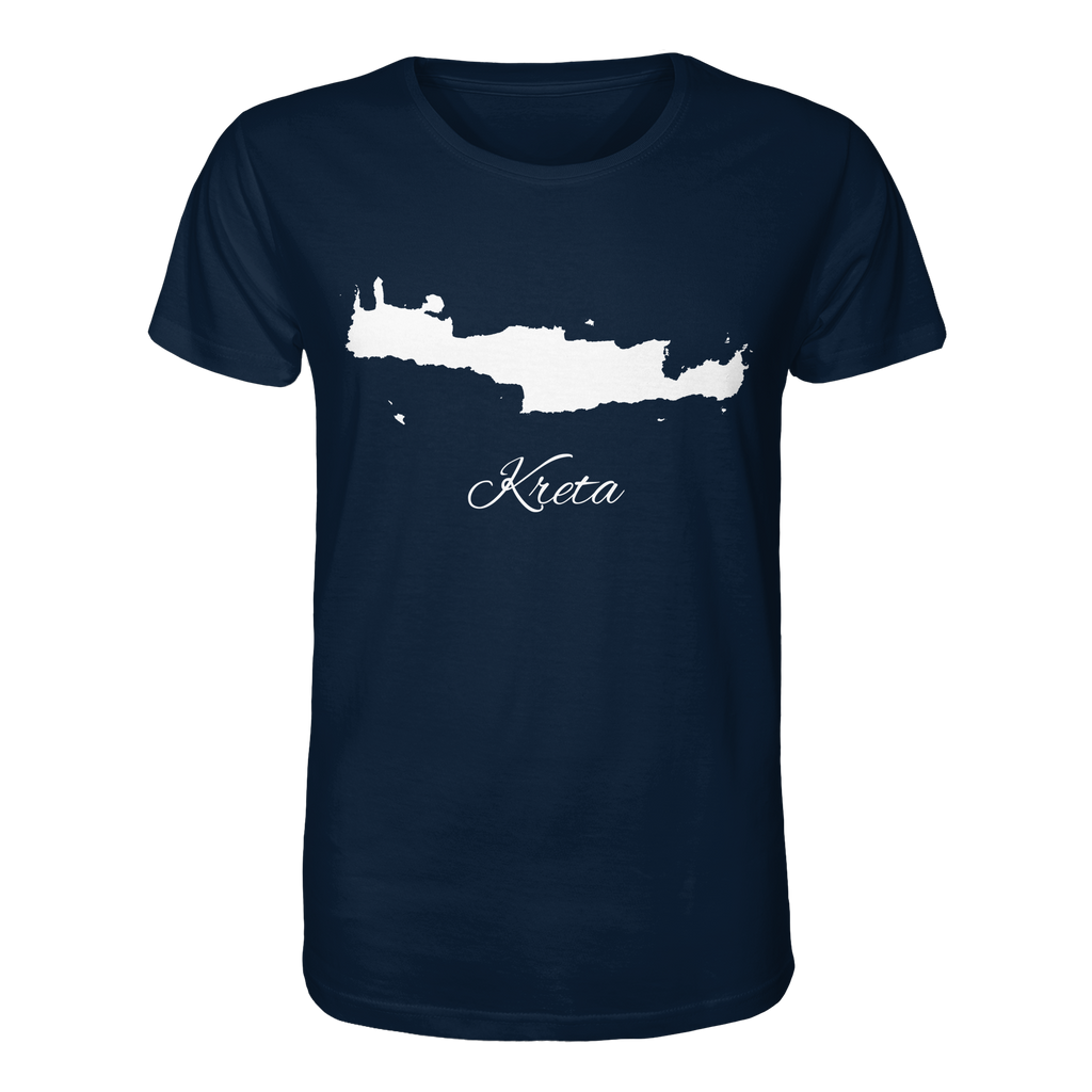 Kreta Silhouette Griechenland - Organic Shirt