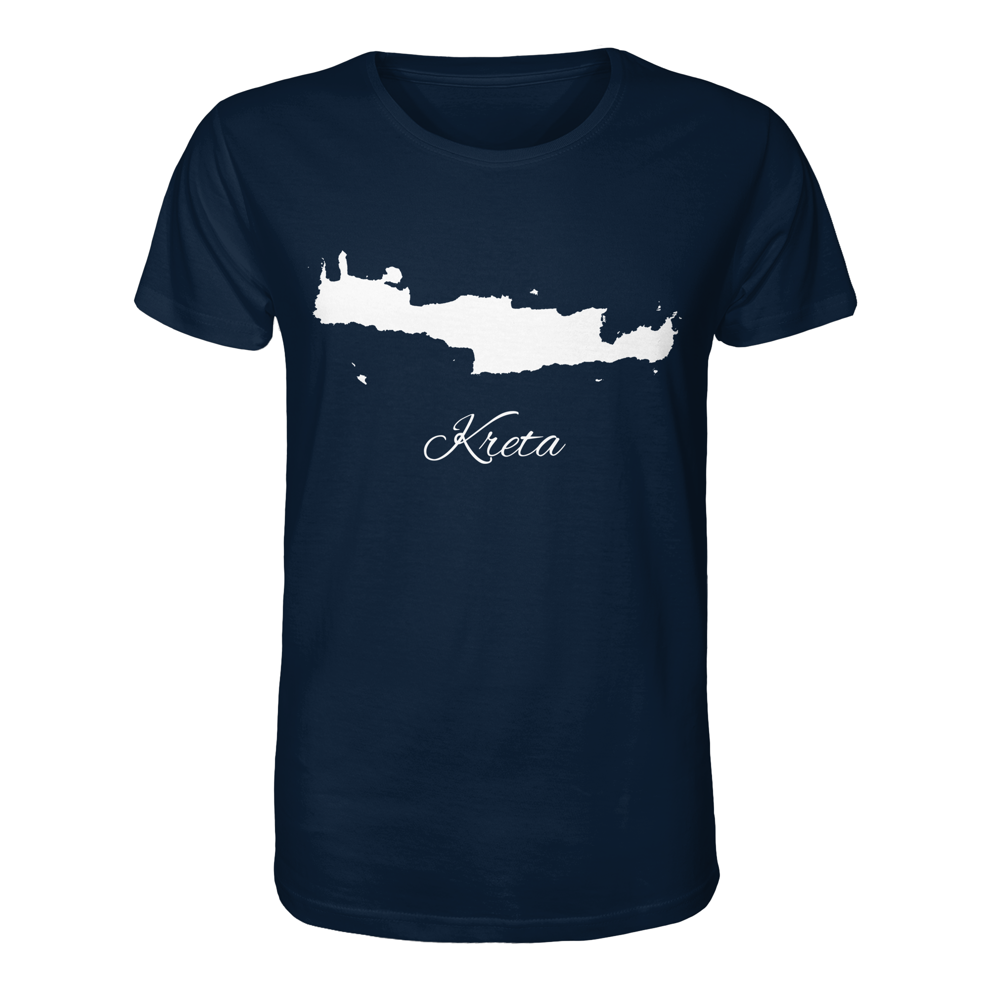 Kreta Silhouette Griechenland - Organic Shirt