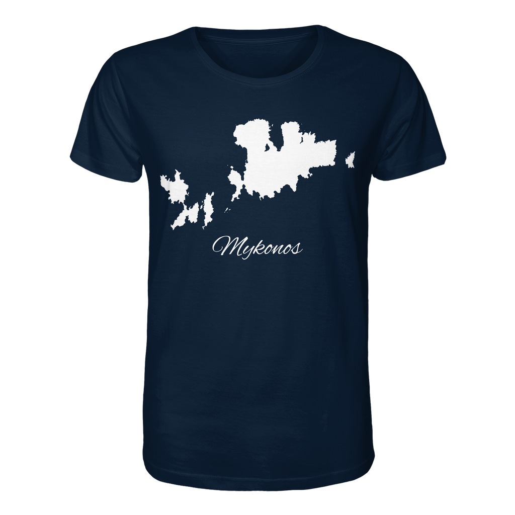Mykonos Silhouette Griechenland - Organic Shirt
