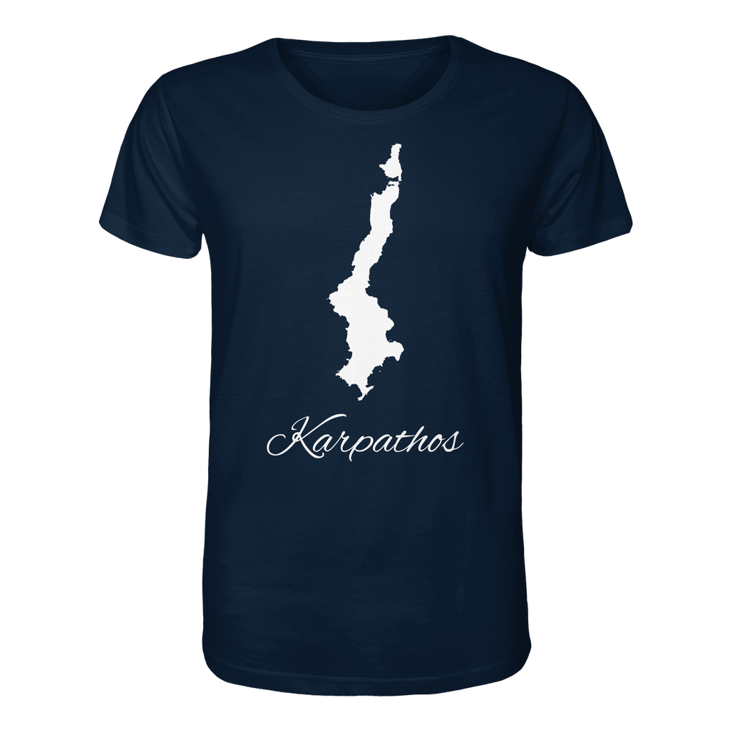 Karpathos Silhouette Griechenland - Organic Shirt