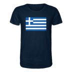 Griechenland Flagge - Organic Shirt