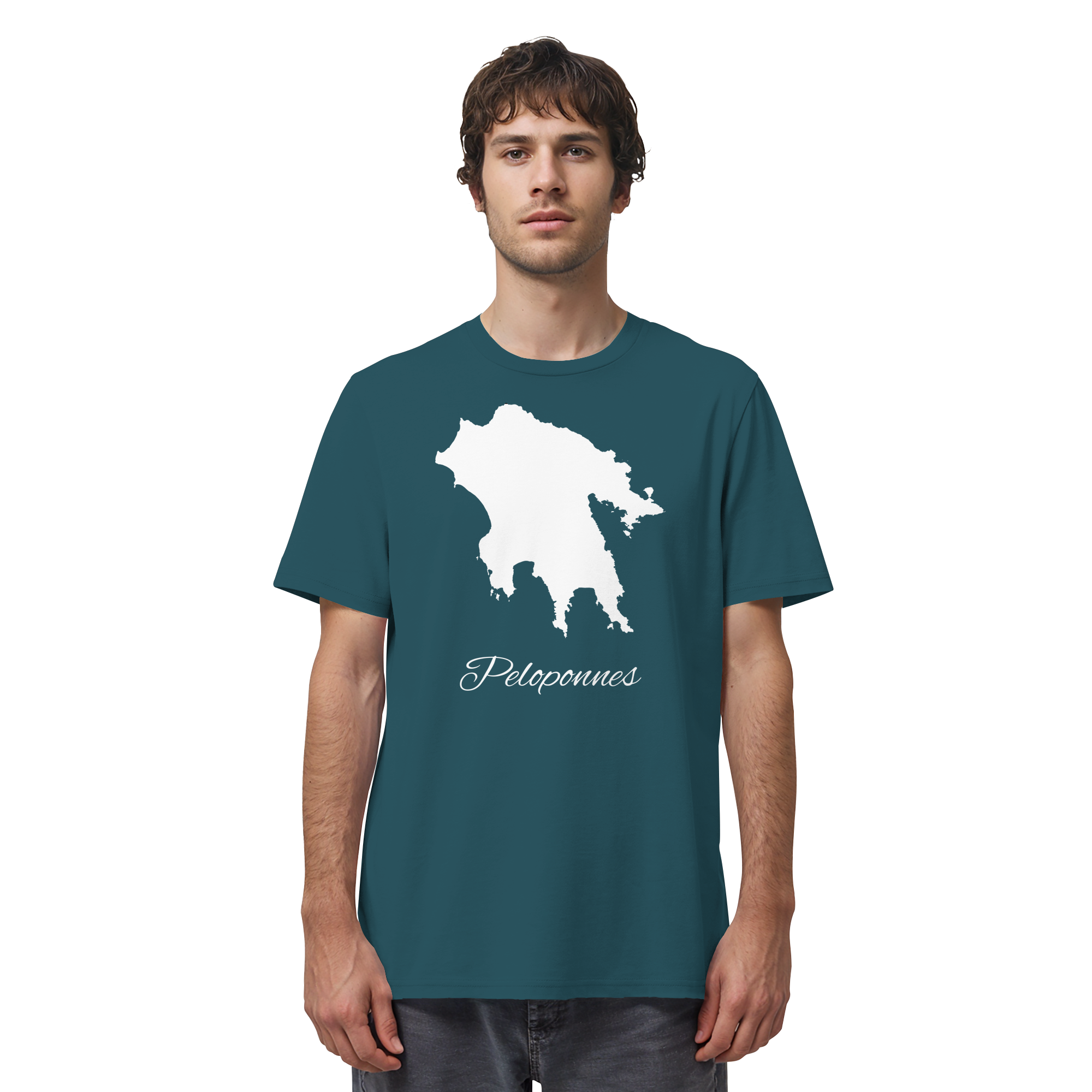 Peloponnes Silhouette Griechenland - Organic Shirt