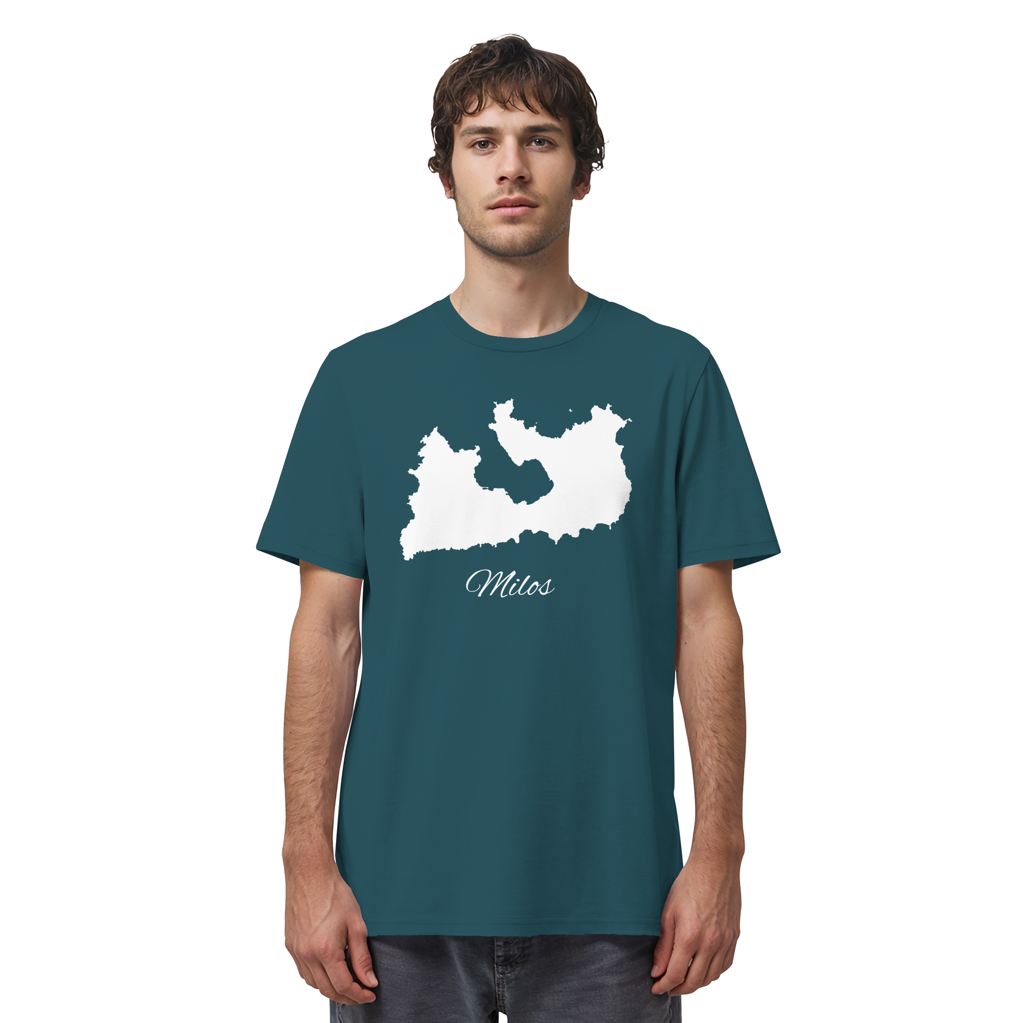 Milos Silhouette Griechenland - Organic Shirt