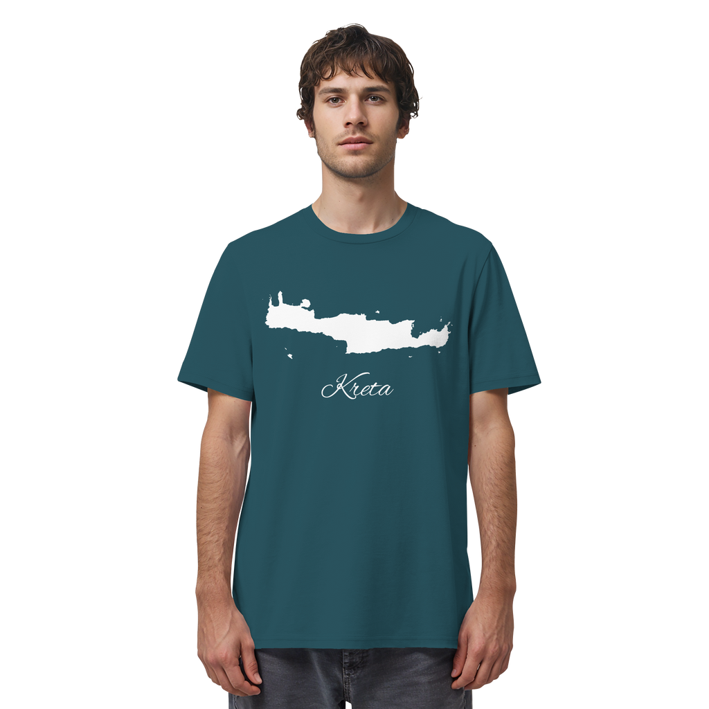 Kreta Silhouette Griechenland - Organic Shirt