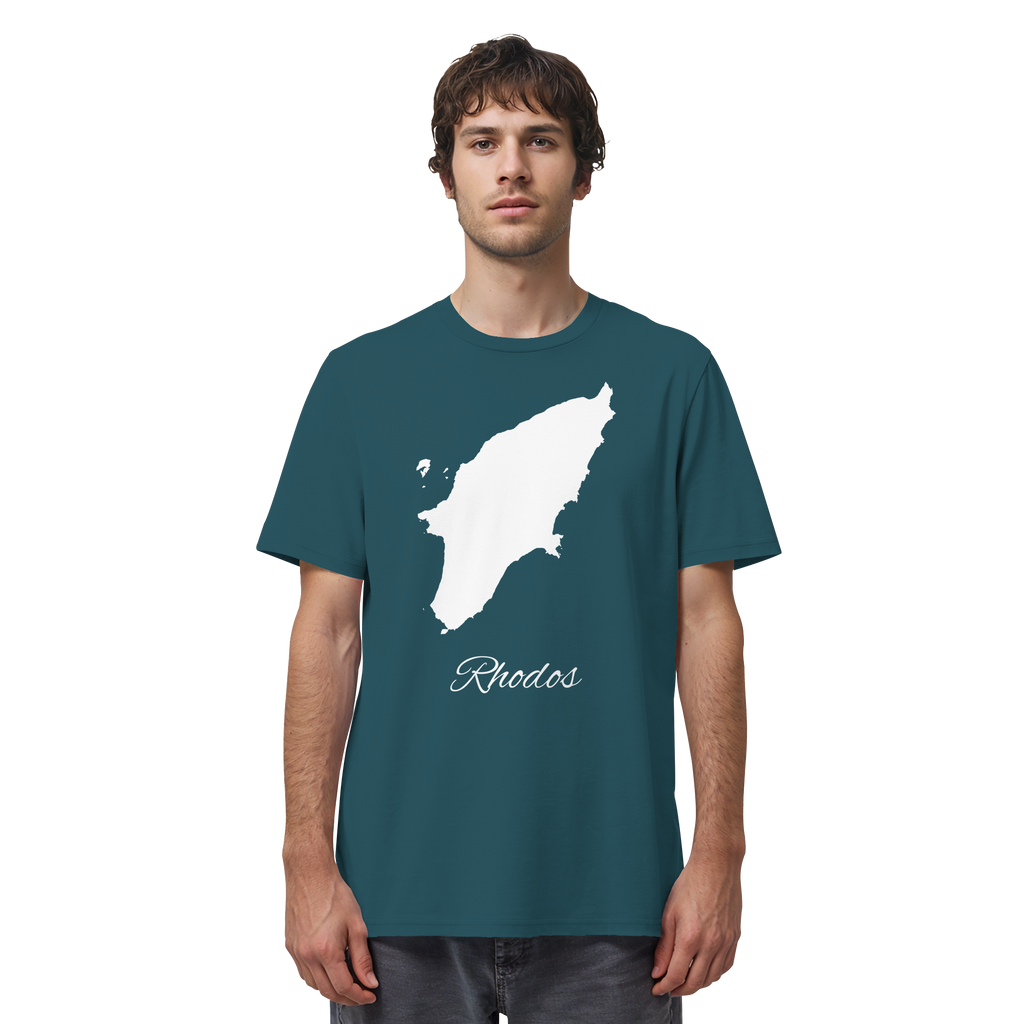 Rhodos Silhouette Griechenland - Organic Shirt