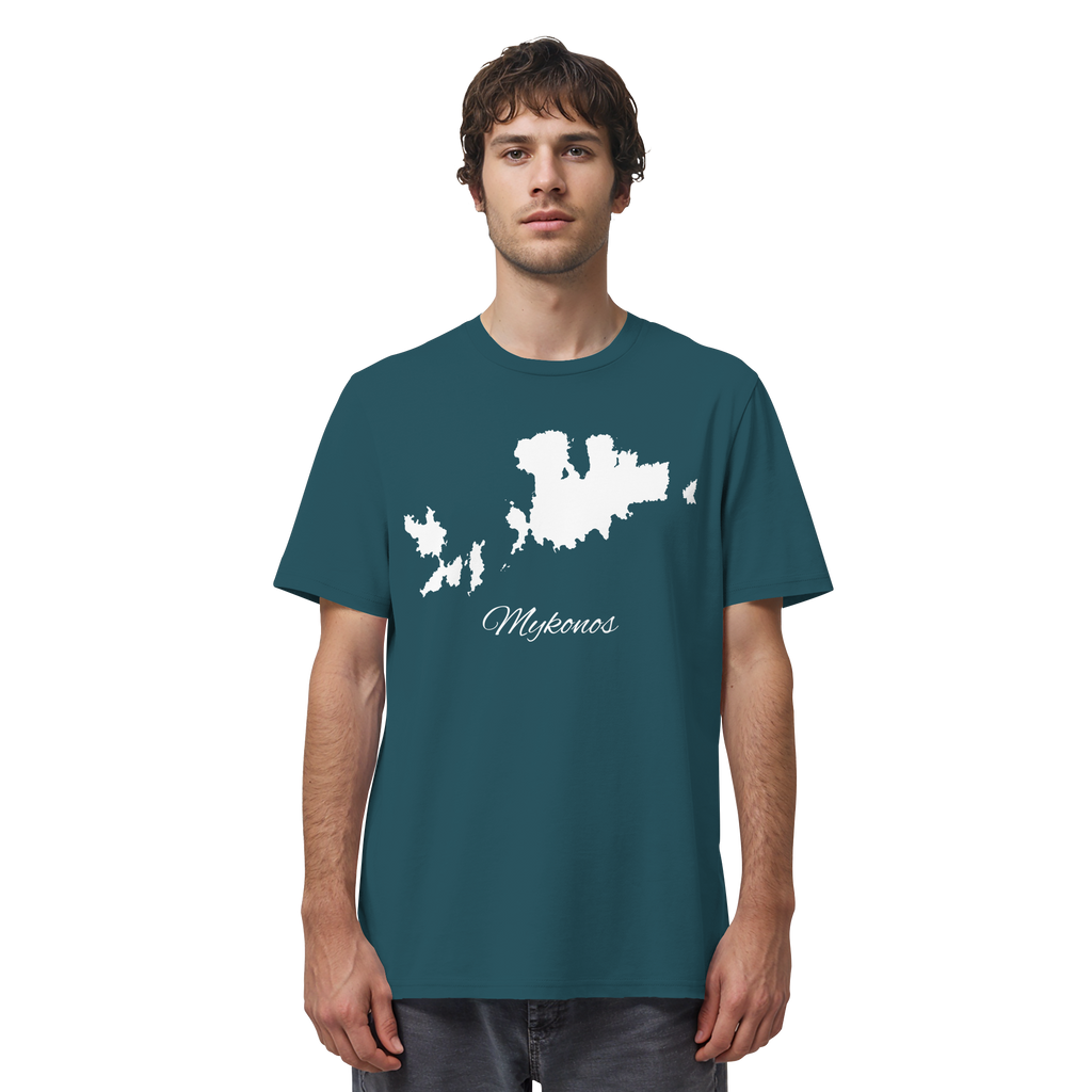 Mykonos Silhouette Griechenland - Organic Shirt