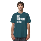 LIVE. SANTORINI. REPEAT. - Organic Shirt
