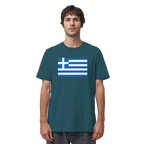Griechenland Flagge - Organic Shirt