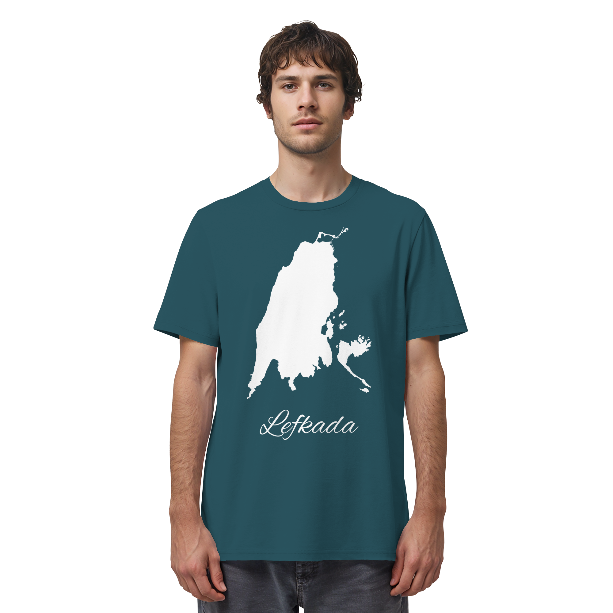 Lefkada Silhouette Griechenland - Organic Shirt