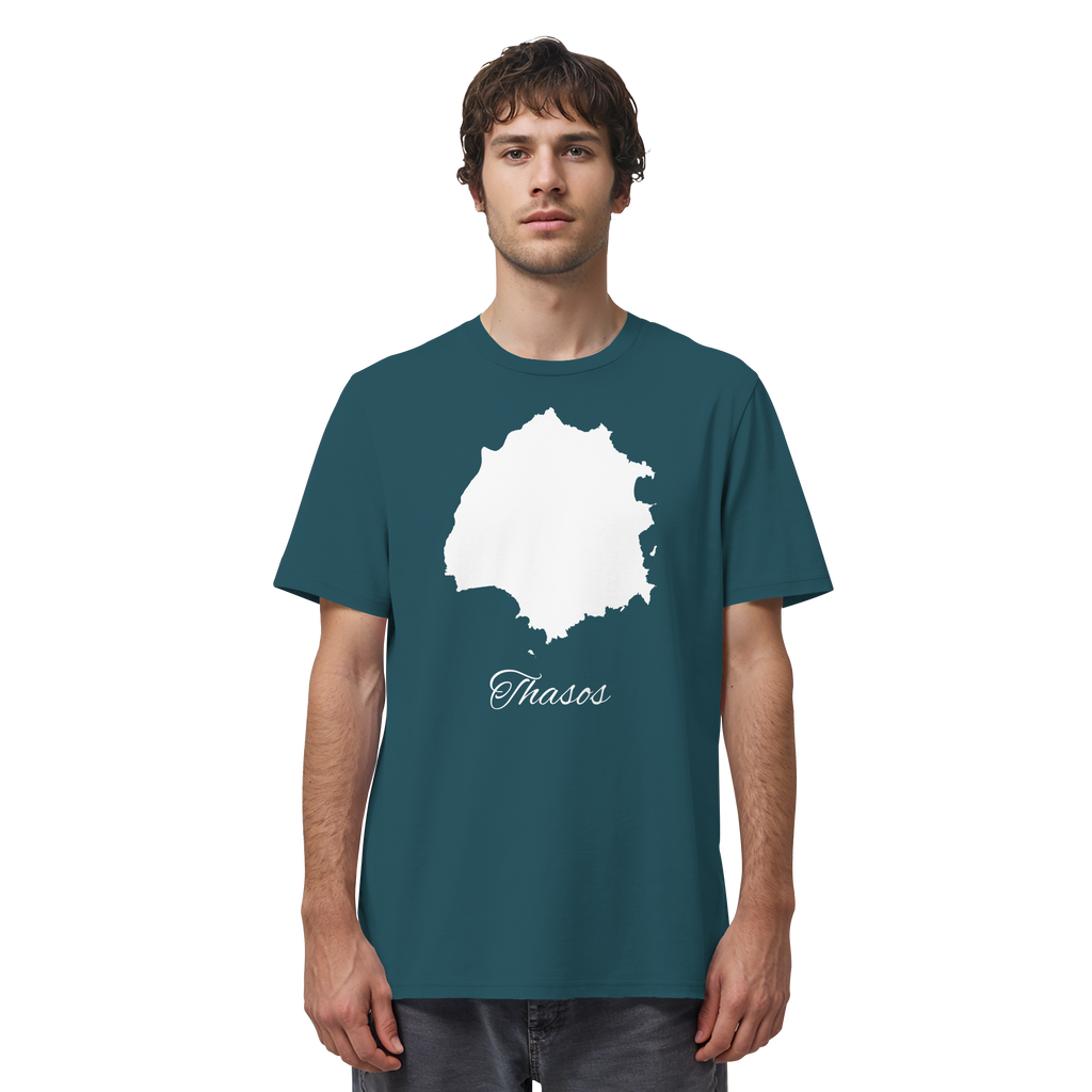 Thasos Silhouette Griechenland - Organic Shirt