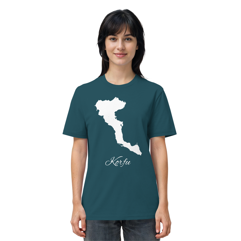 Korfu Silhouette Griechenland - Organic Shirt