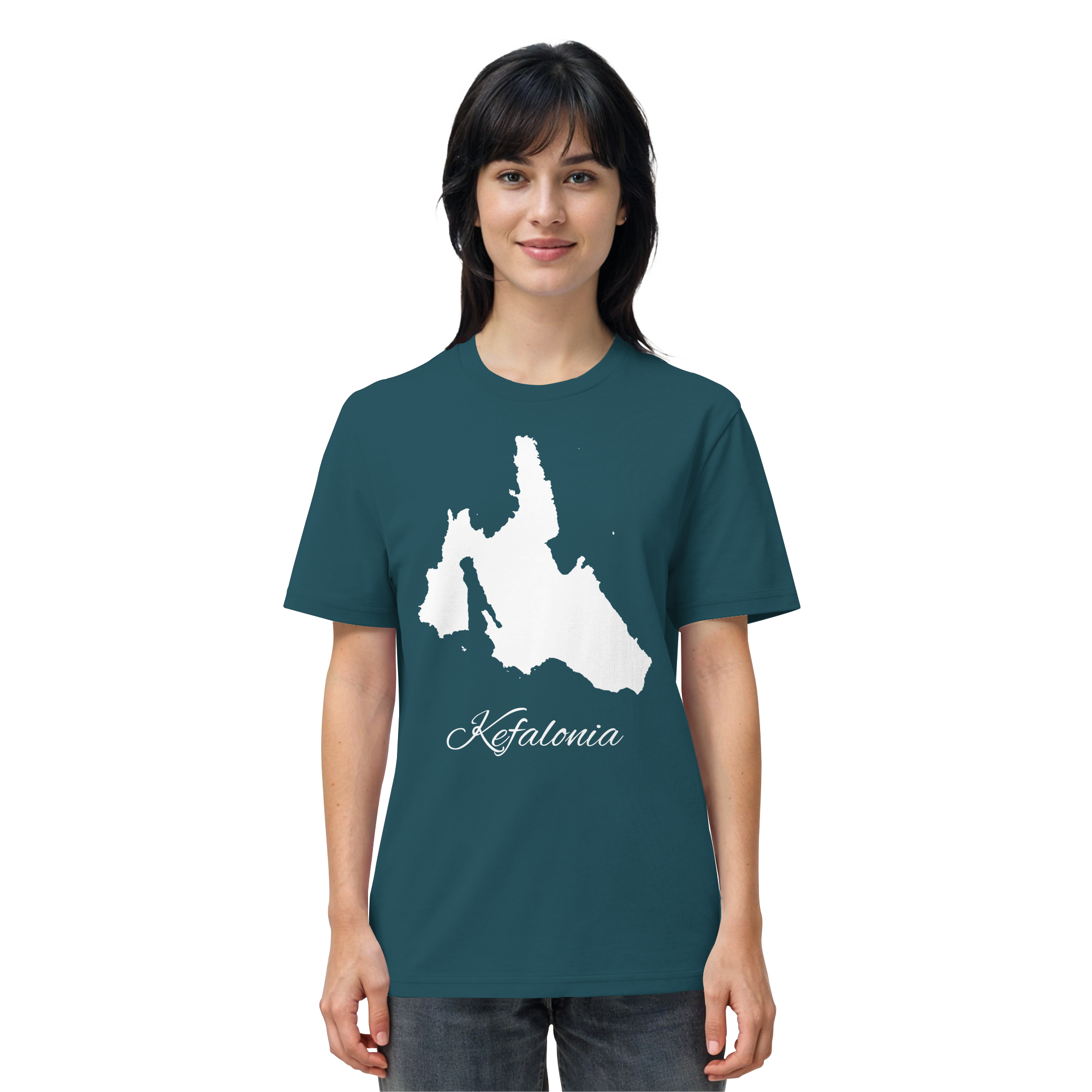 Kefalonia Silhouette Griechenland - Organic Shirt