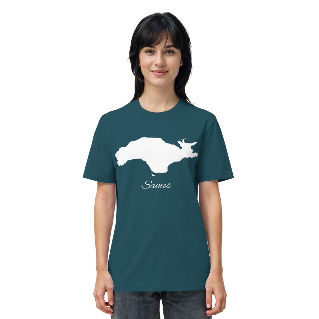 Samos Silhouette Griechenland - Organic Shirt