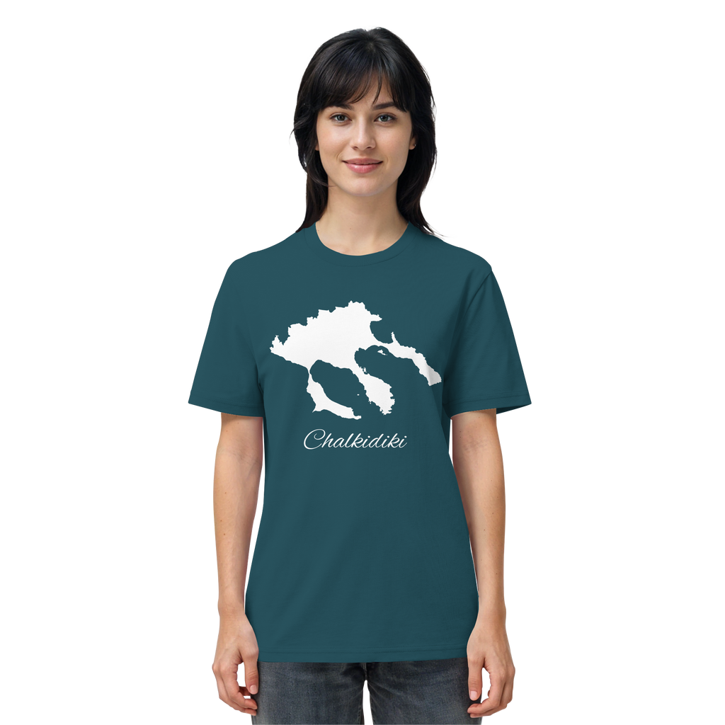 Chalkidiki Silhouette Griechenland - Organic Shirt