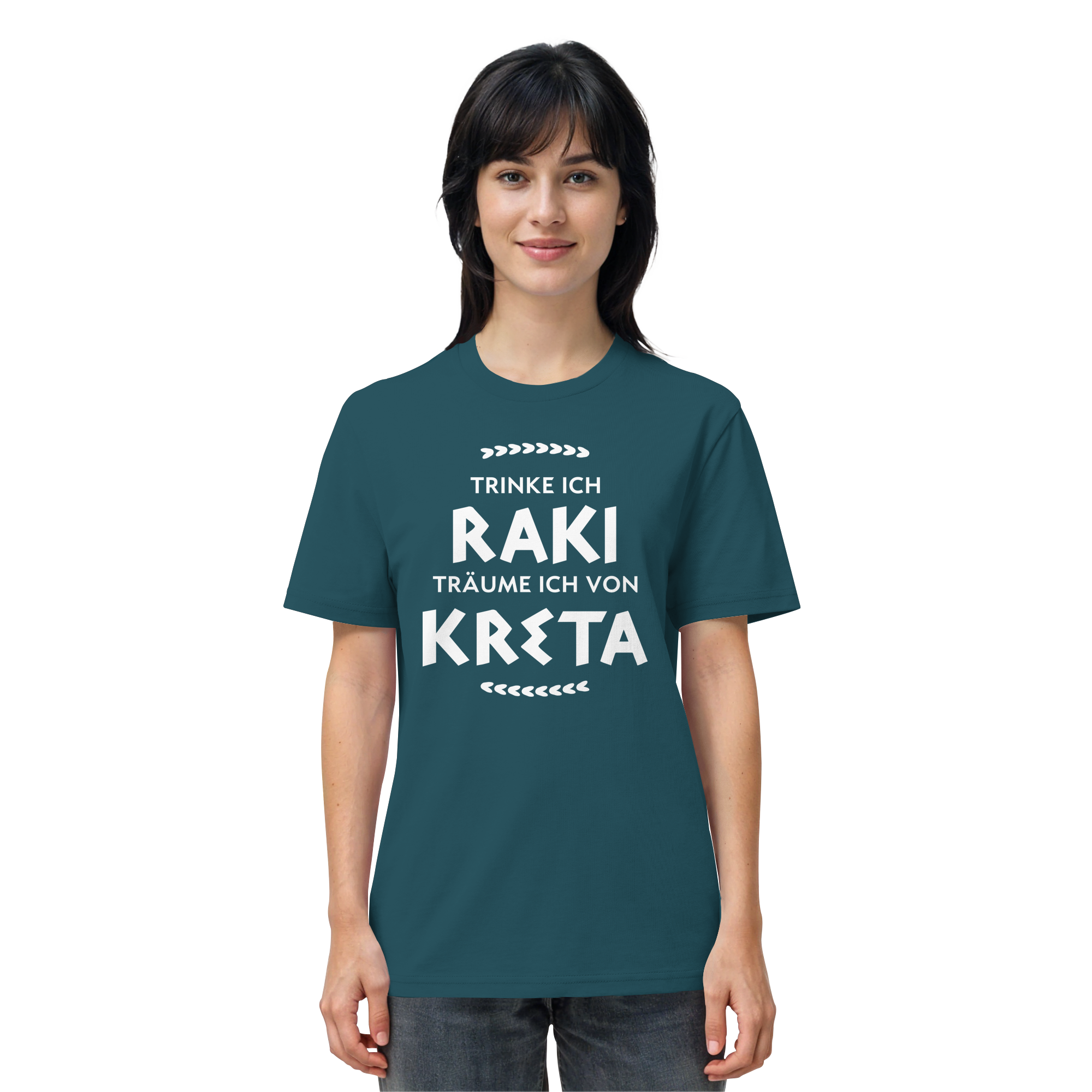 Trinke ich Raki träume ich von Kreta - Organic Shirt