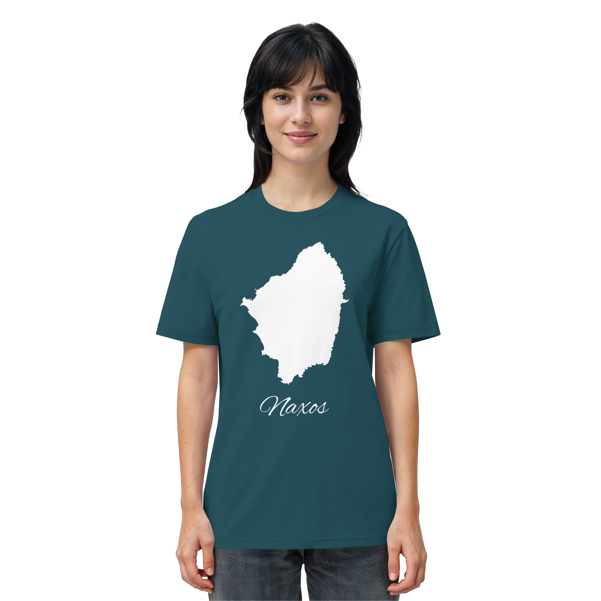 Naxos Silhouette Griechenland - Organic Shirt