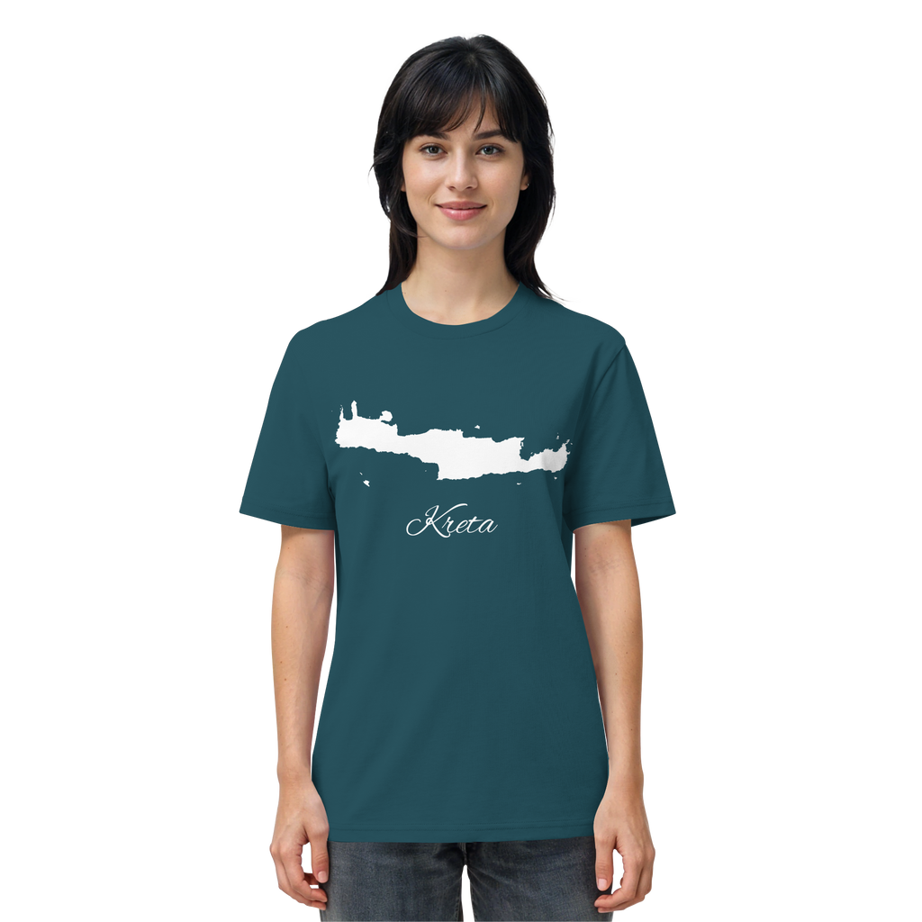 Kreta Silhouette Griechenland - Organic Shirt