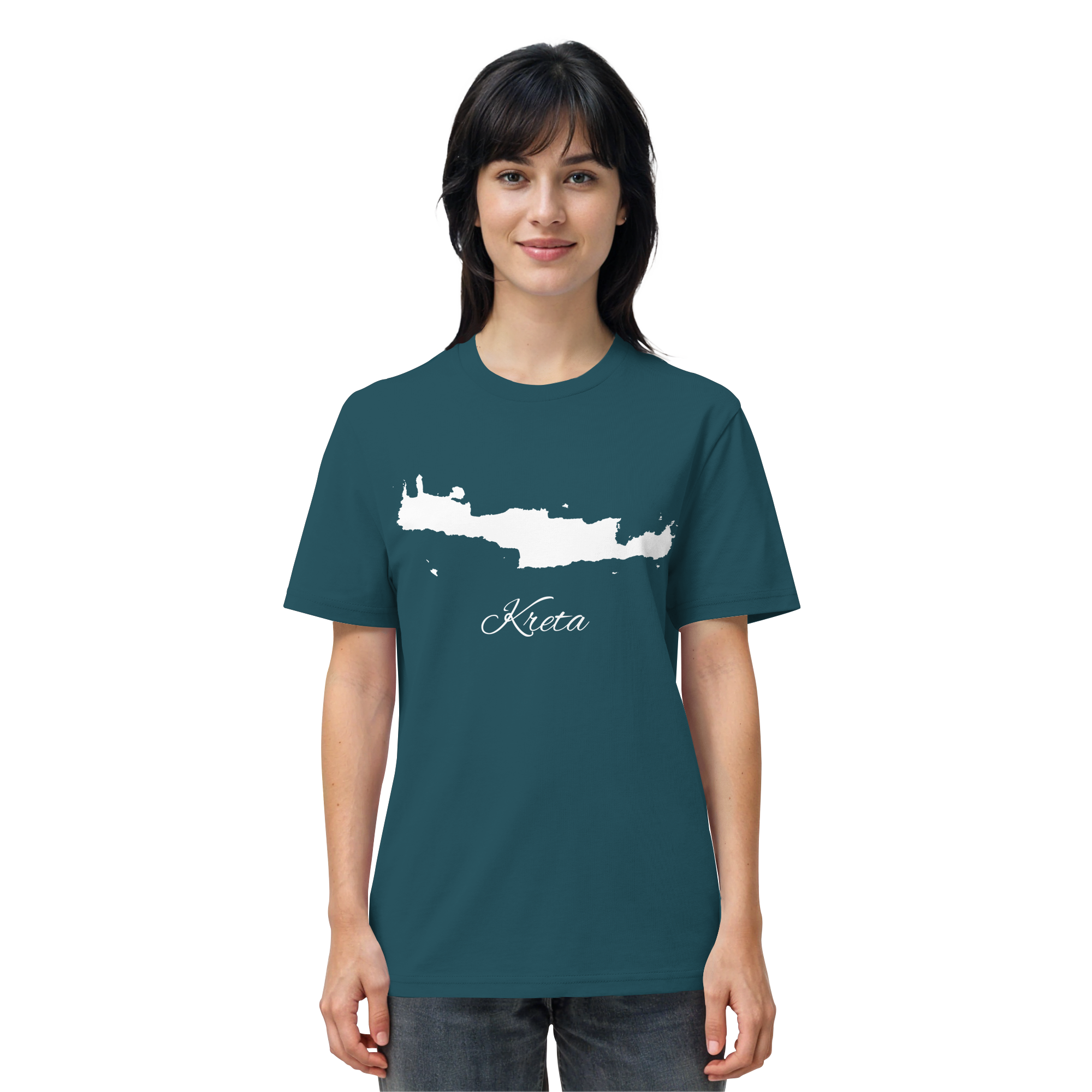 Kreta Silhouette Griechenland - Organic Shirt