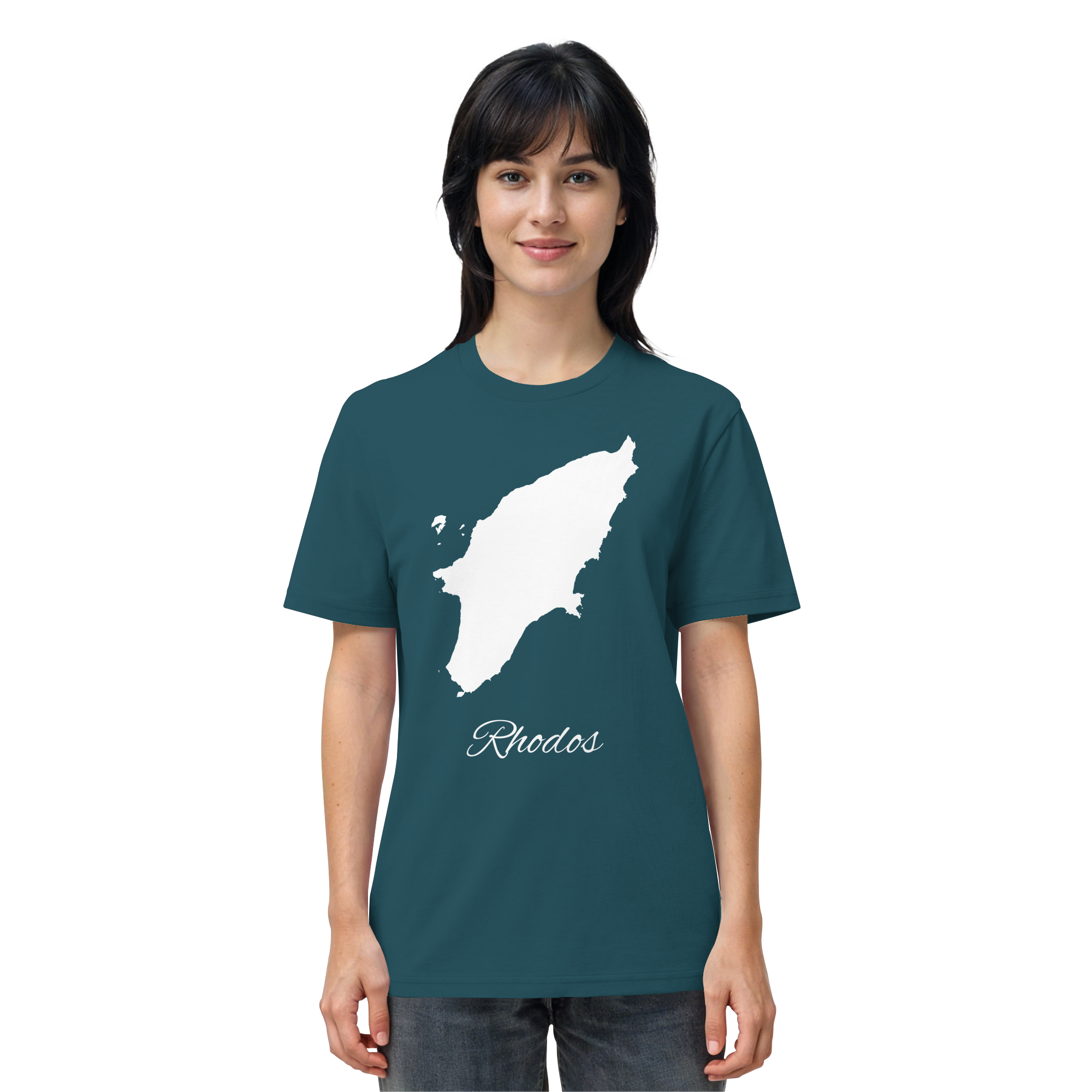 Rhodos Silhouette Griechenland - Organic Shirt