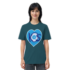 Kos - Blaues Herz - Organic Shirt