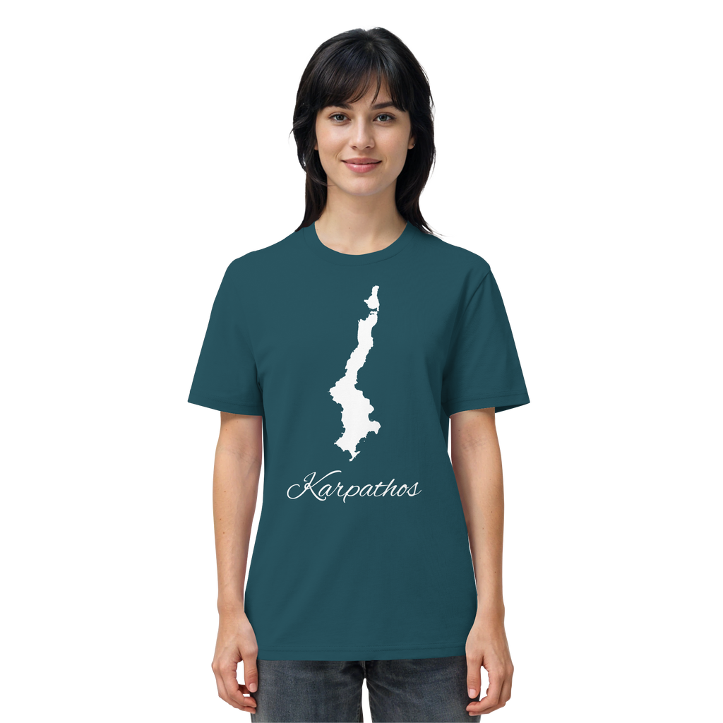 Karpathos Silhouette Griechenland - Organic Shirt